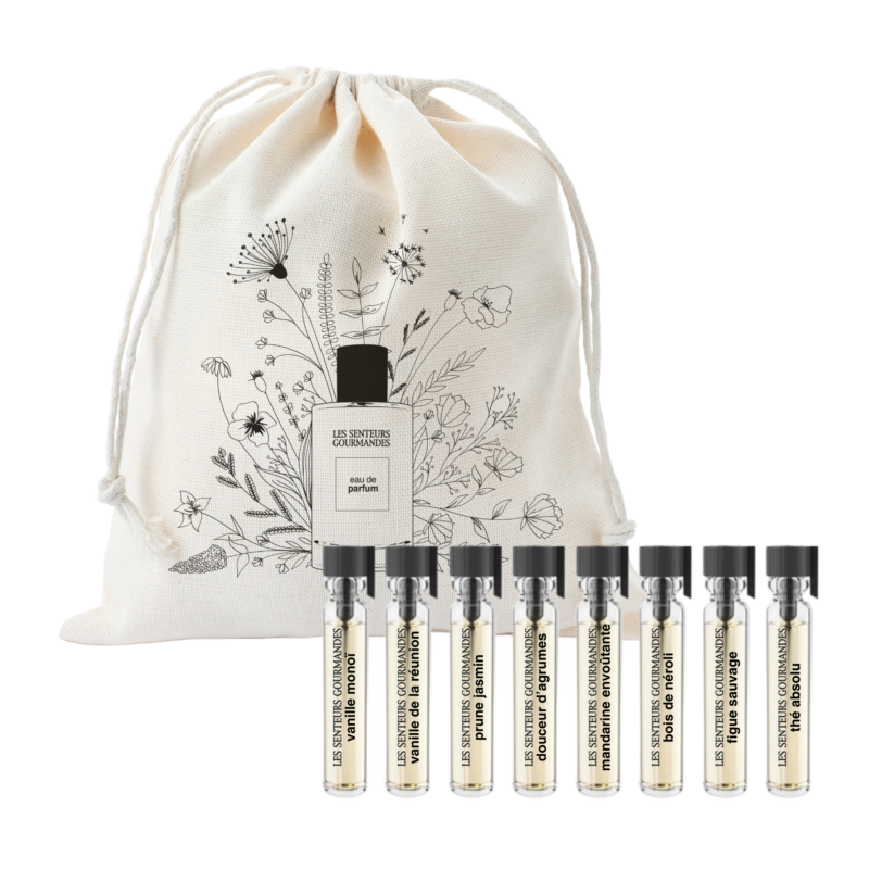 Découvrez notre SET DECOUVERTE avec 8 eaux de parfum, composées d’au moins 87% d’ingrédients d’origine naturelle. Chaque application respecte votre peau et l’environnement.