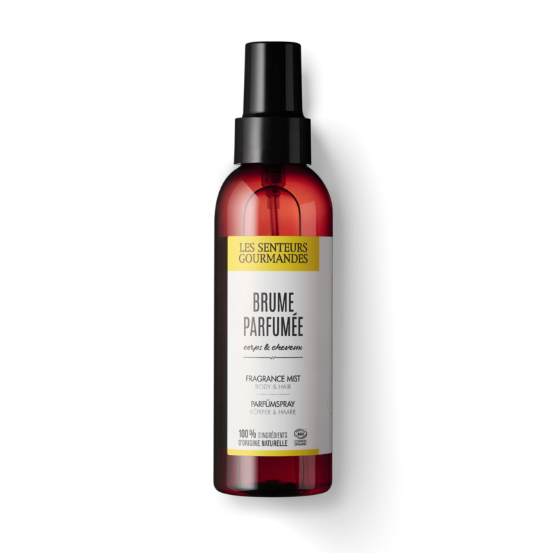 Découvrez notre Brume Parfumée : lait de coco, fleur d'amandier, monoï, ylang-ylang et vanille. Fraîcheur estivale pour peau et cheveux.