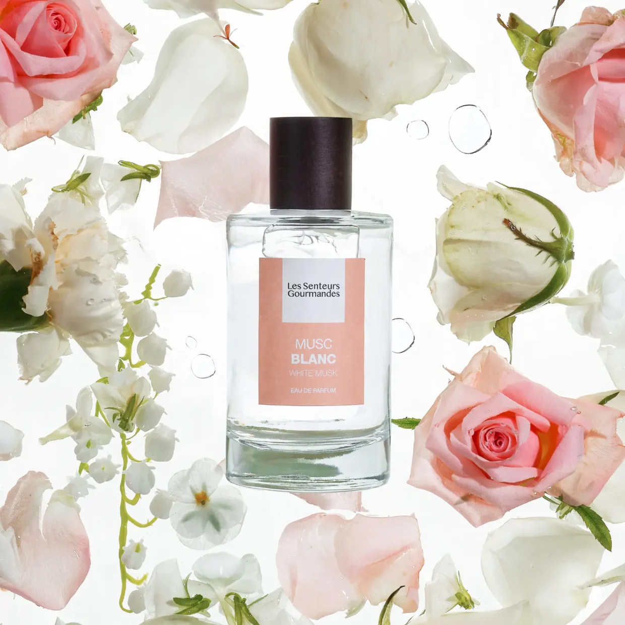 Musc blanc parfum floral — muguet rose et musc doux Les Senteurs Gourmandes