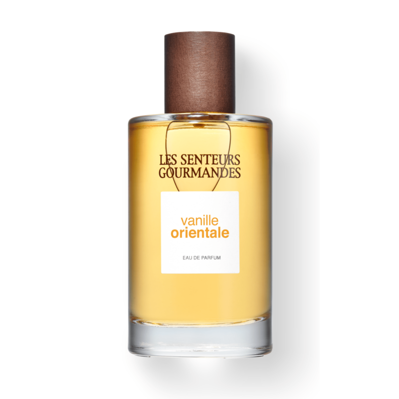 Découvrez Vanille Orientale : réglisse, anis et orange pour une ouverture épicée. Caramel pour une douceur gourmande, fond chaleureux de vanille et musc.