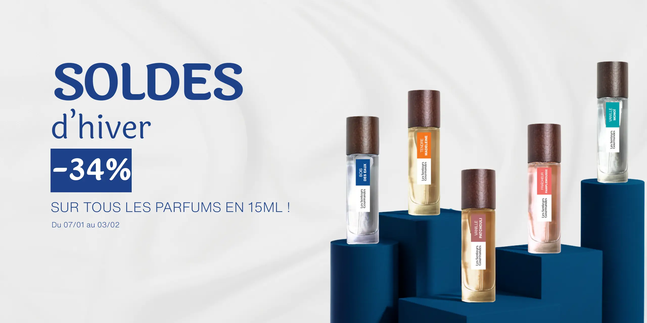-34% sur tous les parfums en 15ml !