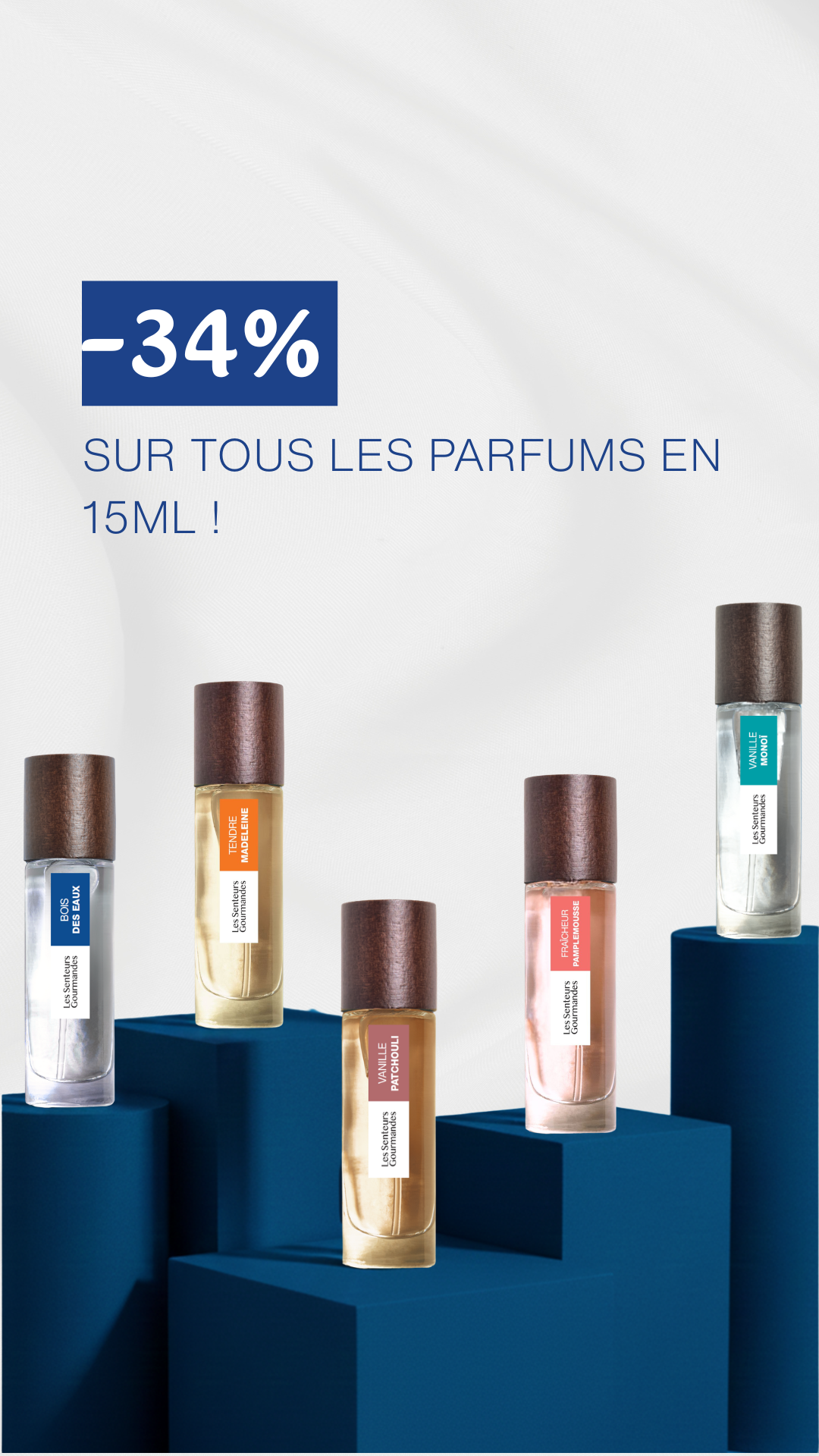 Les senteurs gourmandes nos parfums 15ml