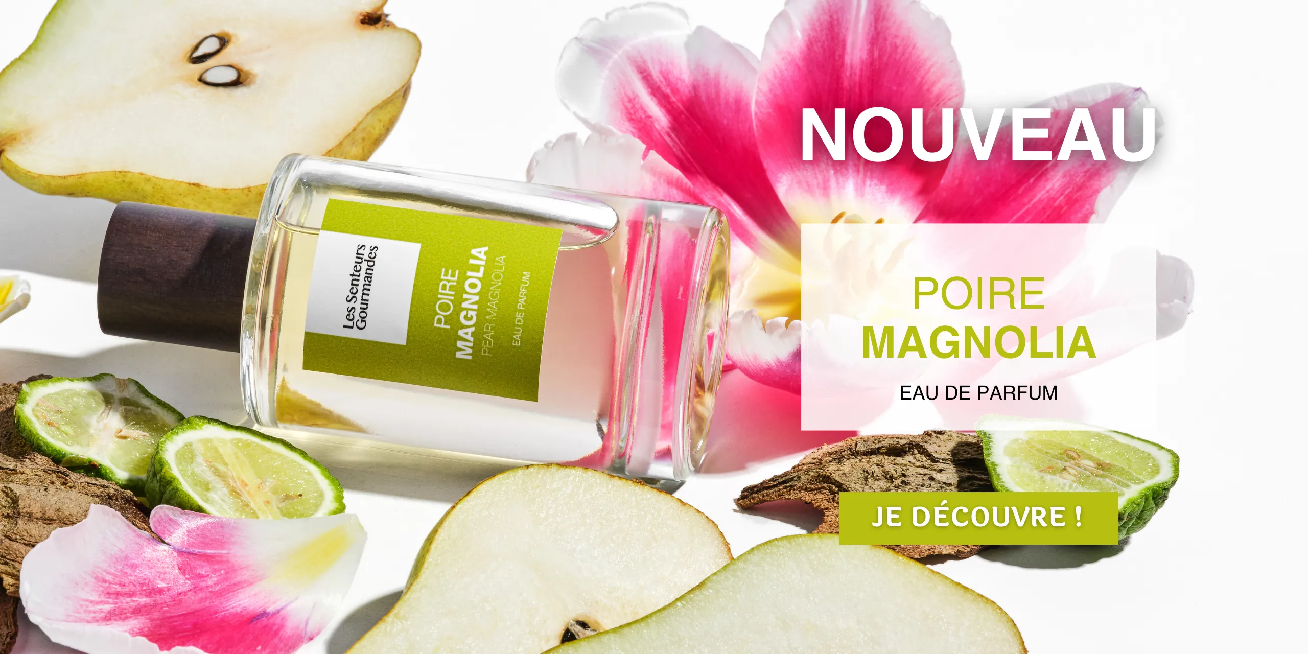 Nouveau. Poire Magnolia, eau de parfum. Découvrir