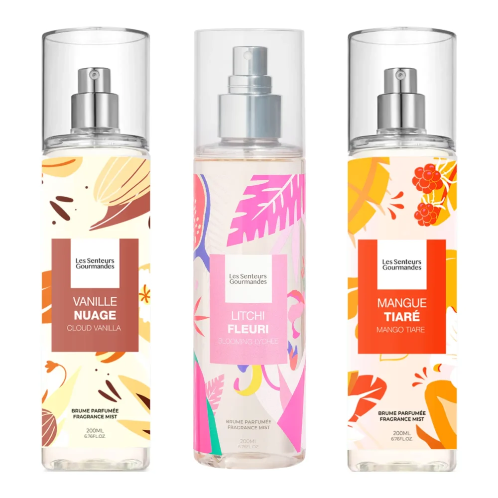 TRIO VANILLE NUAGE & LITCHIE FLEURIE & MANGUE TIARÉ